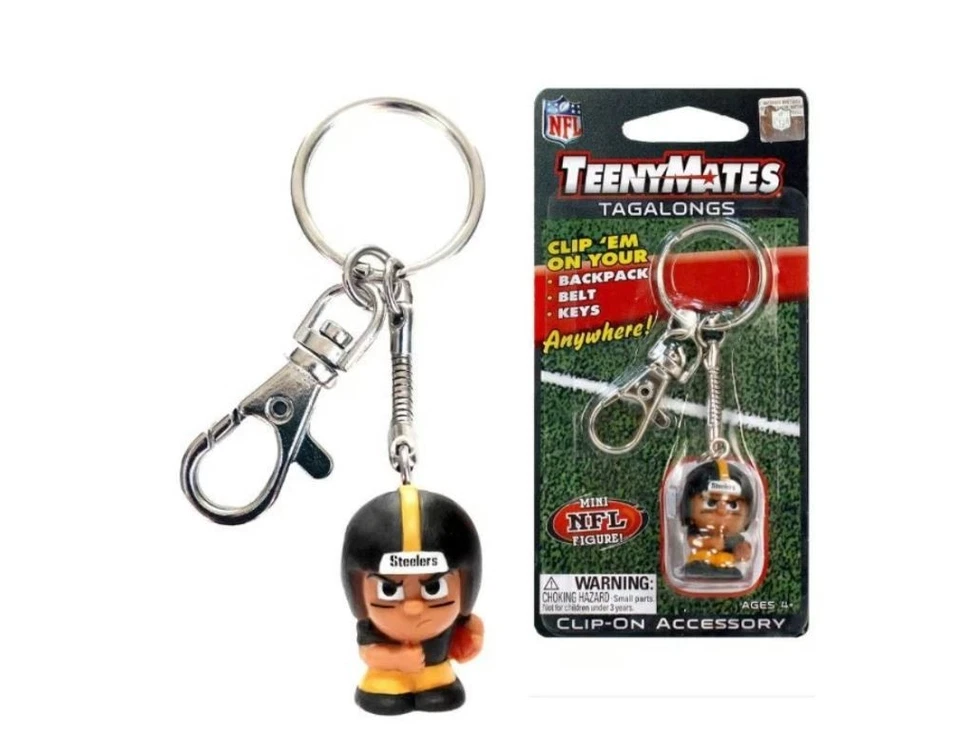 Pittsburgh Steelers TeenyMate Tagalong Llavero ANIMAL DE FIESTA - RELLENO DE MEDIAS Foto 1 de 1