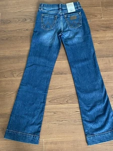 Wrangler Girls' Blue Slim Trouser Jeans Size 12 - Picture 1 of 4
