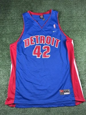 Camiseta cosida vintage Nike NBA Detroit Pistons Jerry Stackhouse 2XL XXL Foto 1 de 4