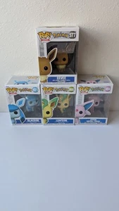 Funko Pop! Lot-Espeon, Glaceon, Leafeon & Eevee Pokemon Vinyl Figures Opened Box - Picture 1 of 6