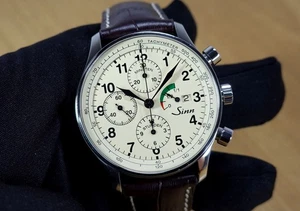 SINN 41,5 mm 956 Klassik Rallye-Chronograph GR 956.012 Automatik Gangreserve - Bild 1 von 11