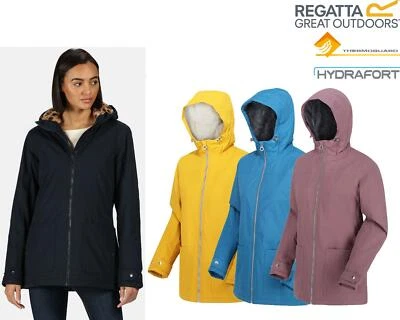 Chaqueta con cremallera con capucha aislada impermeable Regatta para mujer Bergonia II Foto 1 de 2
