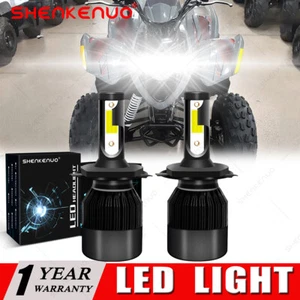 2PC Bright White LED bulbs for Polaris Phoenix 200; 2006 to 2022 ATV 4 wheeler - Picture 1 of 12