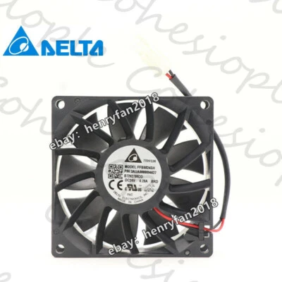 Delta Fan FFB0824SH Axial Fan DC 24V 0.28A 80*80*25mm 2Pin Inverter Cooling Fan - Image 1 of 4