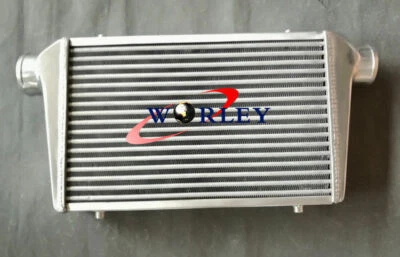 FMIC Universal Aluminum turbo Intercooler 450X300X70mm Inlet/Outlet 76mm 3" - image 1 of 4