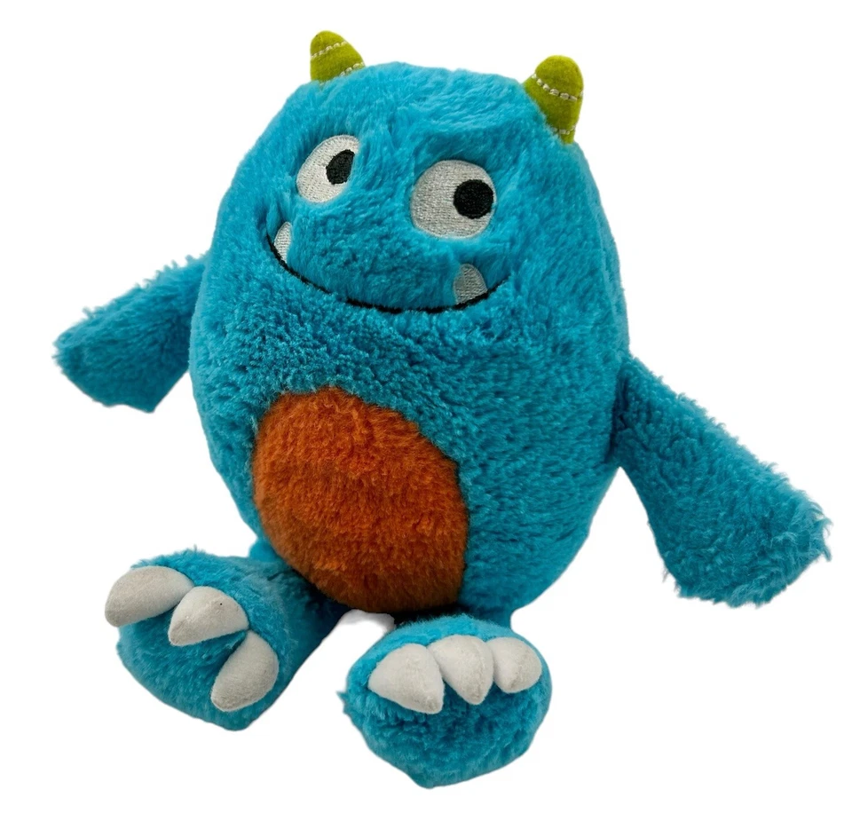 Peluche Carters Blue Monster Baby Lovey Feliz Sonriente Halloween Foto 1 de 4