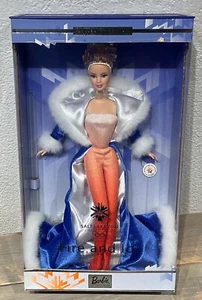 2002 Salt Lake Fire & Ice Barbie doll NRFB Olympic Winter Games - Foto 1 di 7
