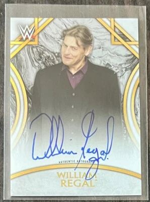 2018 Topps WWE Legends William Regal Authentic Autograph (050/199) - Image 1 of 2