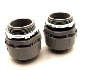 1-1/2 Zoll Nylon flüssigkeitsdichter gerader Stecker, NMLT1150, neu, Menge 2 Stück - Bild 1 von 8