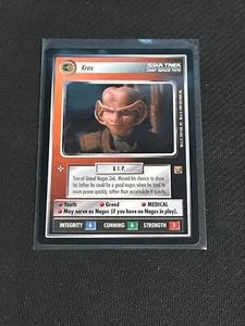 Star Trek CCG Rules of Acquisition Krax - Picture 1 of 2
