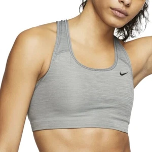 Reggiseno sportivo Nike donna supporto medio non imbottito BV3630-084 grigio - taglia XS - Foto 1 di 5