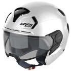 Nolan N30-4 T Classic Open Face Motorcycle Motorbike Helmet Metal White