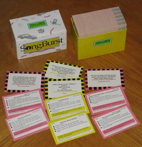 70's & 80's Edition - Songs Music Trivia Cards - 1992 Songburst Lyric Game Parts - Picture 1 of 1