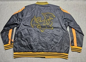 Pokemon Center Charizard Jacket Mens XL Varsity Bomber Insulated Embroidered - Picture 1 of 8