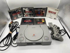 PlayStation 1 PS1 Console w/ Resident Evil Biohazard 6 set SCPH-7000 JP Ver. - Picture 1 of 12