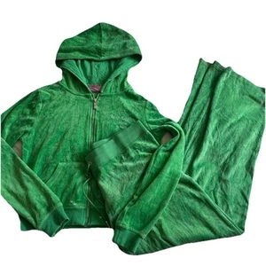 Juicy Couture Neon Green Tracksuit Set Size S/L - Picture 1 of 8