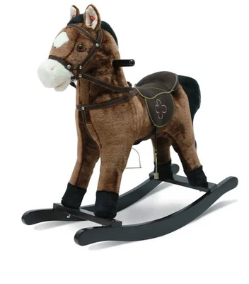 BAYER CHIC 2000 Schaukelpferd 46 cm mit Sound Joe