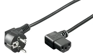 3x Netzkabel; NK 102 S-150 1,5m schwarz - Photo 1/1