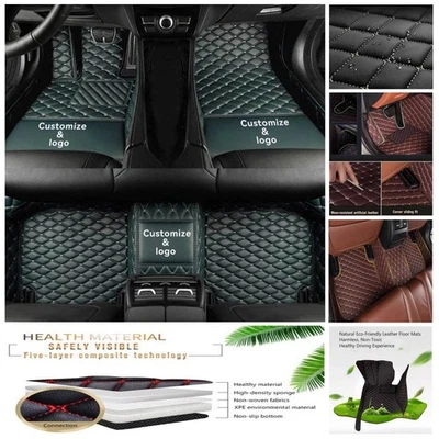 Fit For Mercedes-Benz Car Floor Mat Trunk Liner Cargo Carpet PU Rug Waterproof Foto 1 de 4