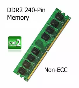 2GB Kit DDR2 Memory Upgrade Intel DP43TF Motherboard Non-ECC PC2-6400U 800MHz - Picture 1 of 1