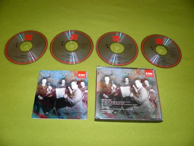 Busch Quartet - Beethoven / Schubert / Mendelssohn - String Quartets 4xCD Box NM - Image 1 of 2
