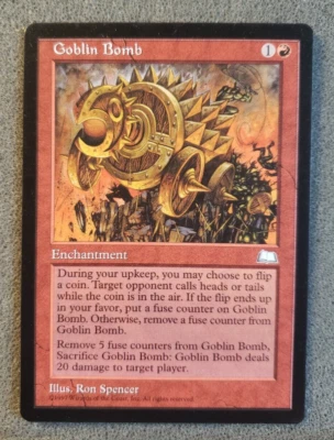 Goblin Bomb Weatherlight NM (Reserved List MTG Magic Card) (DS3D1).............. - Image 1 of 4