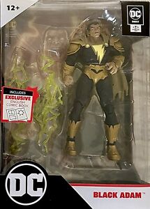 McFarlane Toys DC Page Puncher  Black Adam 7”Action Figure With Comic New-Sealed