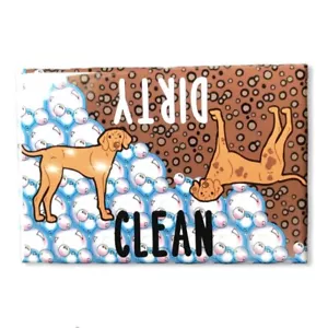 Imán de lavavajillas para perro Vizsla accesorios de limpieza de cocina hechos a mano decoración del hogar - Imagen 1 de 12