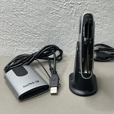 2 Sandisk Card Readers - SDDR-91 And SDDR89 All Cables Included - Image 1 of 4
