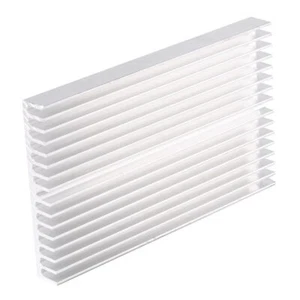 100*60*10mm DIY Cooler Aluminum Grille Shape Heat Sink Chip for IC LED Power - Afbeelding 1 van 7