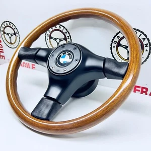 BMW Nardi Woodline Steering wheel BMW E30 E23 E24 E28 E31 E32 E34 KBA 70175 - Picture 1 of 7