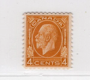 CANADÁ 1932 4 céntimos OCRE DEFINITIVO SCOTT 198 SG 322 PERFECTO MNH - Imagen 1 de 2