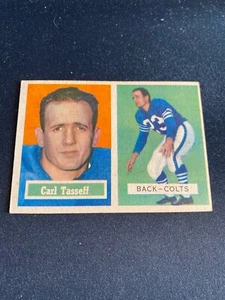 1957 Topps Football #77 ¡¡Carl Tasseff!! ¡ENVÍO DE $1!! - Imagen 1 de 2