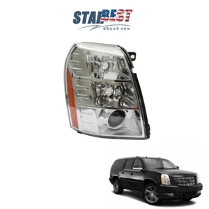 Front Headlight Headlamp For Cadillac Escalad 2007-2014 Right Side HID Black RH - Picture 1 of 12