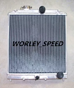 Aluminum Radiator for Aftermarket Civic EK EG B16 B18 D15 D16 1992-2000 3Row MT - Foto 1 di 9
