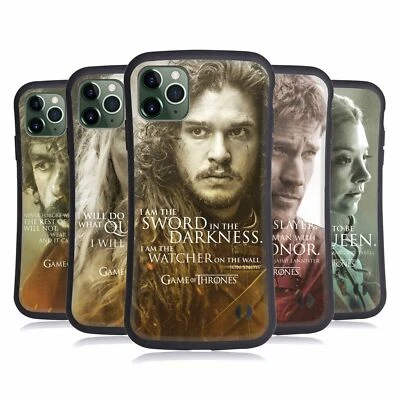 OFFICIAL HBO GAME OF THRONES CHARACTER HYBRID CASE FOR APPLE iPHONES PHONES - Image 1 of 4