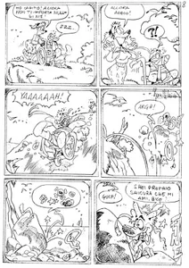 Lara MOLINARI Original Comic Art matita # 8 Un Papero da 10.000 dollari Topolino - Picture 1 of 1