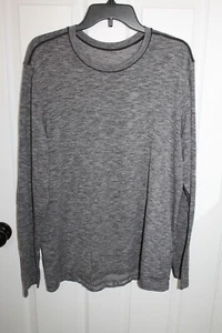 Camisa Lululemon Metal Vent Tech Para Hombres XL Gris Manga Larga Elastizada Activa - Imagen 1 de 3