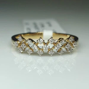 2 Ct Round Cut Lab Created Diamond Wedding Band Ring 14K Yellow Gold Plated - Picture 1 of 7