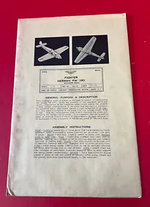 Modelo reconocimiento avión USAAF FW-190 1943 COMO NUEVO - Imagen 1 de 7