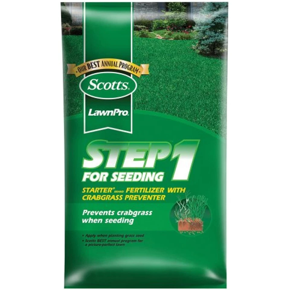 Scotts 5 000sqft 21-22-4 Step 1 for Seeding 36905