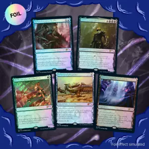 ๐ฝ๐ท Secret Lair - Phyrexian Faves - FOIL - Inkmoth Nexus - Blighted Agent - MTG - Picture 1 of 14