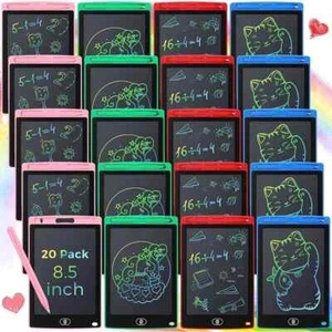 20 Pack LCD Writing Board For Kids, Doodle Board Reusable Board - Afbeelding 1 van 4