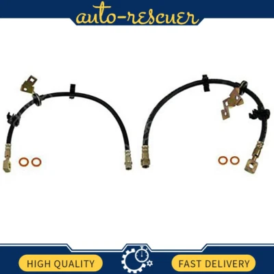 2x Manguera hidráulica de freno delantero izquierdo derecho para Mercedes-Benz ML320 1998~2003 Foto 1 de 4