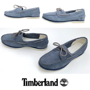 Timberland Clásico Amherst Zapatos de Barco de 2 Ojos, AZUL Nubuck 39.5 | Reino Unido 6.5 | EE. UU. 8.5W - Imagen 1 de 24