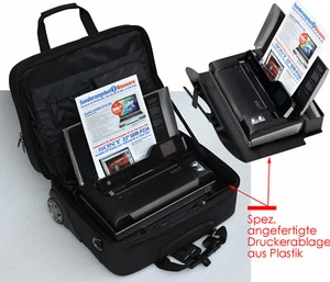 TROLLEY NOTEBOOKTASCHE DICOTA FÜR 17" 43cm NOTEBOOK AUFSATZ FÜR HP OFFICEJET 150 - Bild 1 von 1