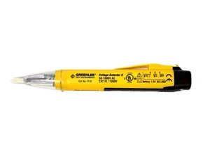 GreenLee #1112 No-Contact Voltage Detector w/ Flashlight - AAA Battery operated - Picture 1 of 2