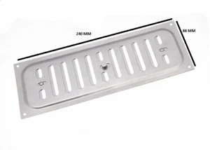 6 Von Aluminium Hit Miss Louvre Vent Belüftung Abdeckung 22.9X7.6cm - Picture 1 of 1