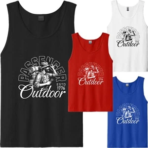 Men's Funny Summer Outdoor Picnic Sleeveless Tank Top USA New Gift Unisex S-2XL - Picture 1 of 8