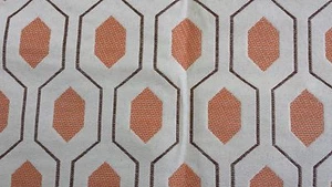 Euclid - Thom Filicia for Kravet - Apricot fabric remnant 22" long X 38" wide - Picture 1 of 6